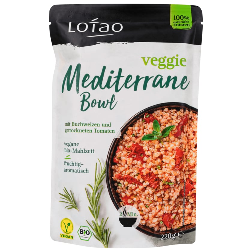 Lotao Bio Mediterrane Bowl vegan 220g